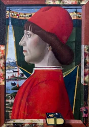 Portrait of a young fiancé or groom